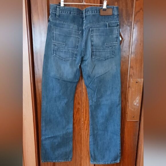 Men's Calvin Klein Bootcut Blue Jeans 34 Waist Inseam 32 - Picture 3 of 14
